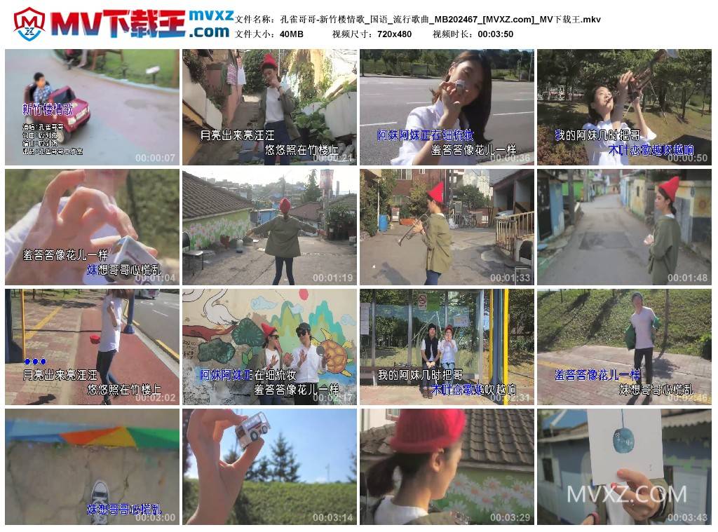 孔雀哥哥-新竹楼情歌_国语_流行歌曲_MB202467
